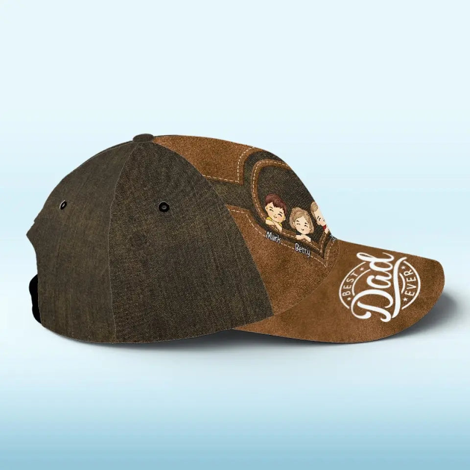 Best Dad Ever - Family Personalized Custom Hat
