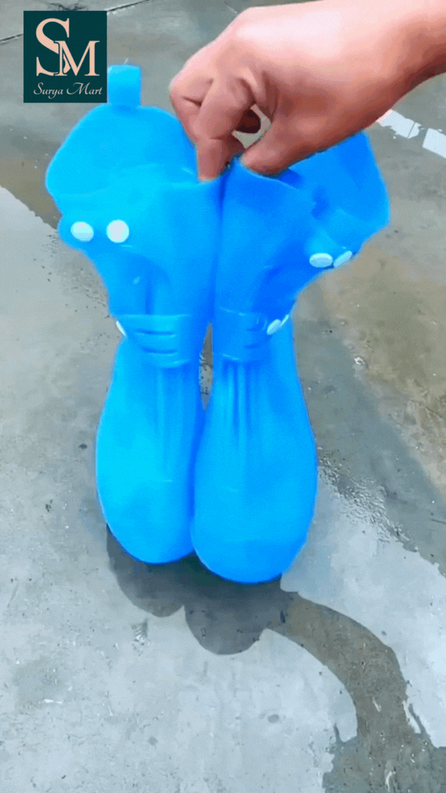 Reusable, Non-Slip, Waterproof Silicone Shoe Cover