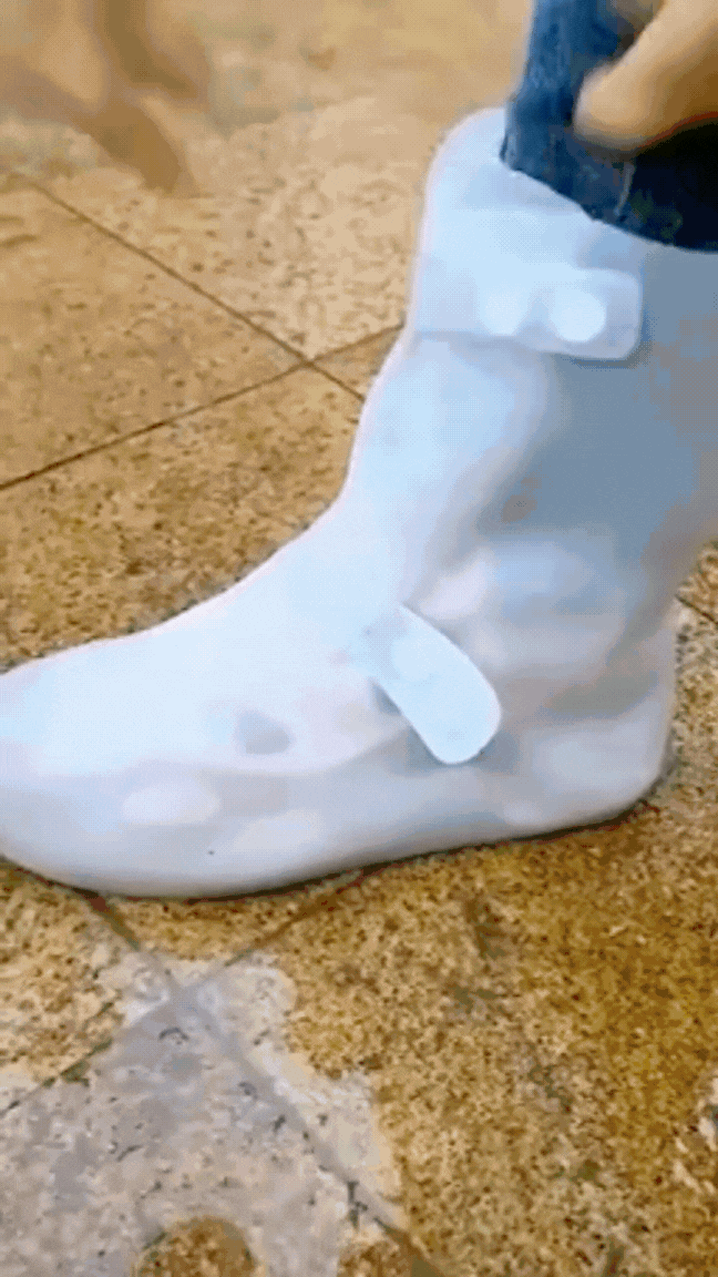 Reusable, Non-Slip, Waterproof Silicone Shoe Cover